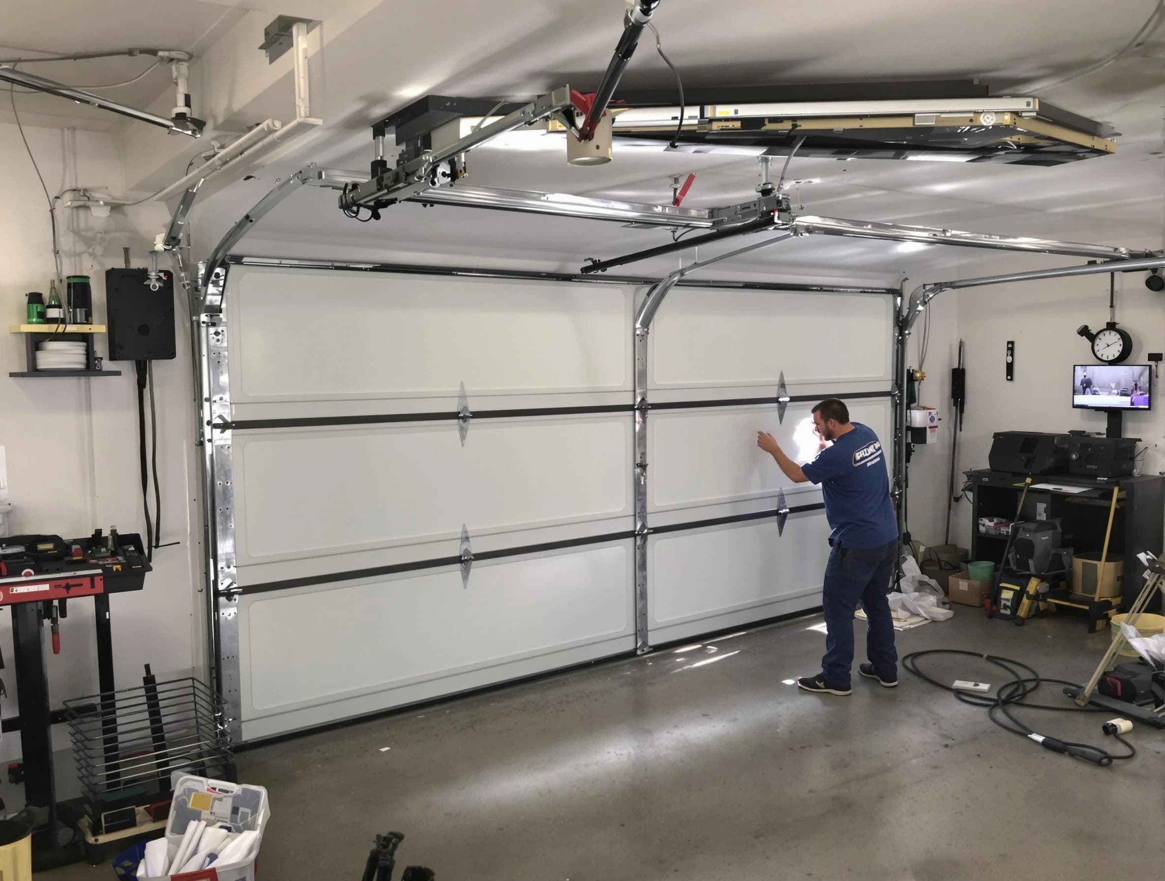 Professional garage door repair service by Mapleton Garage Door Repair in Mapleton