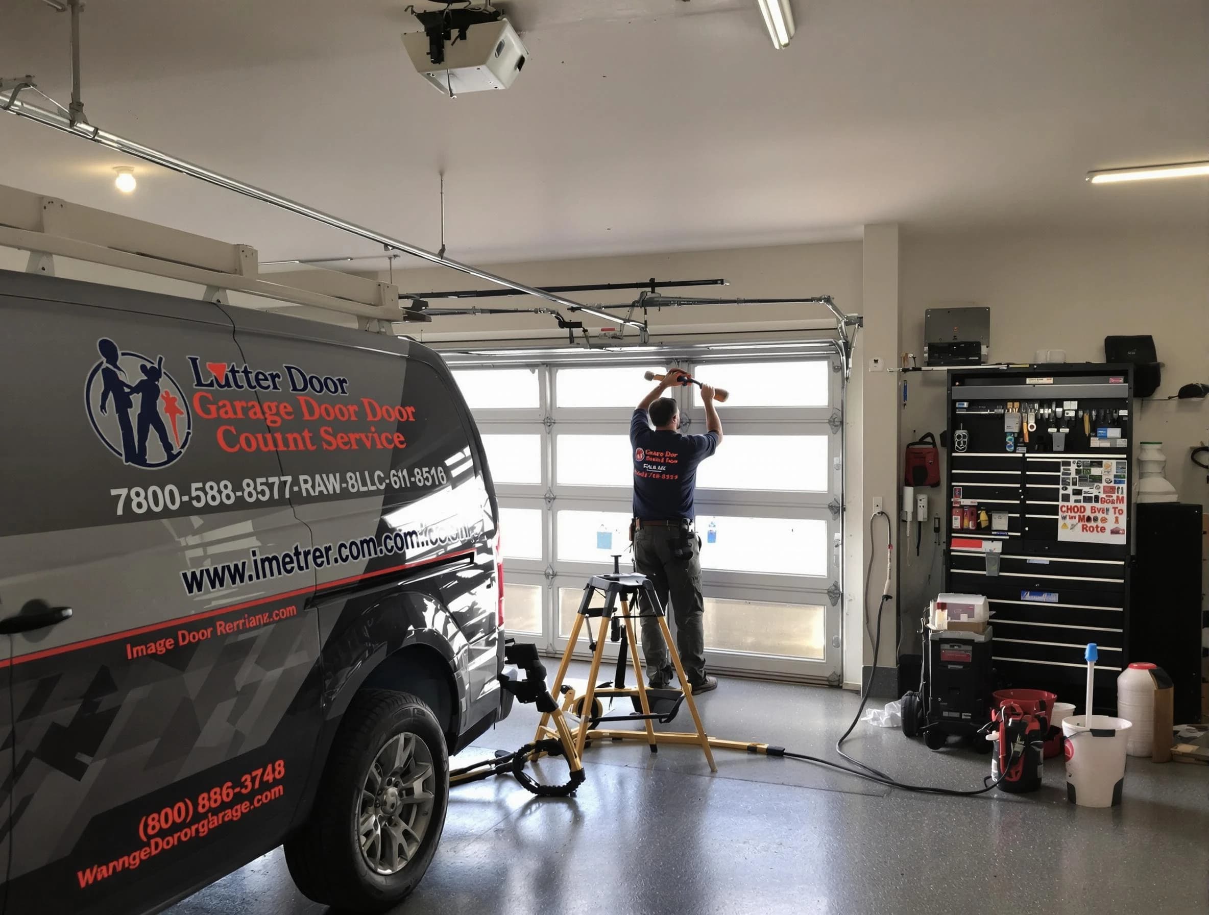Mapleton Garage Door Repair rapid response team performing same-day repair in Mapleton