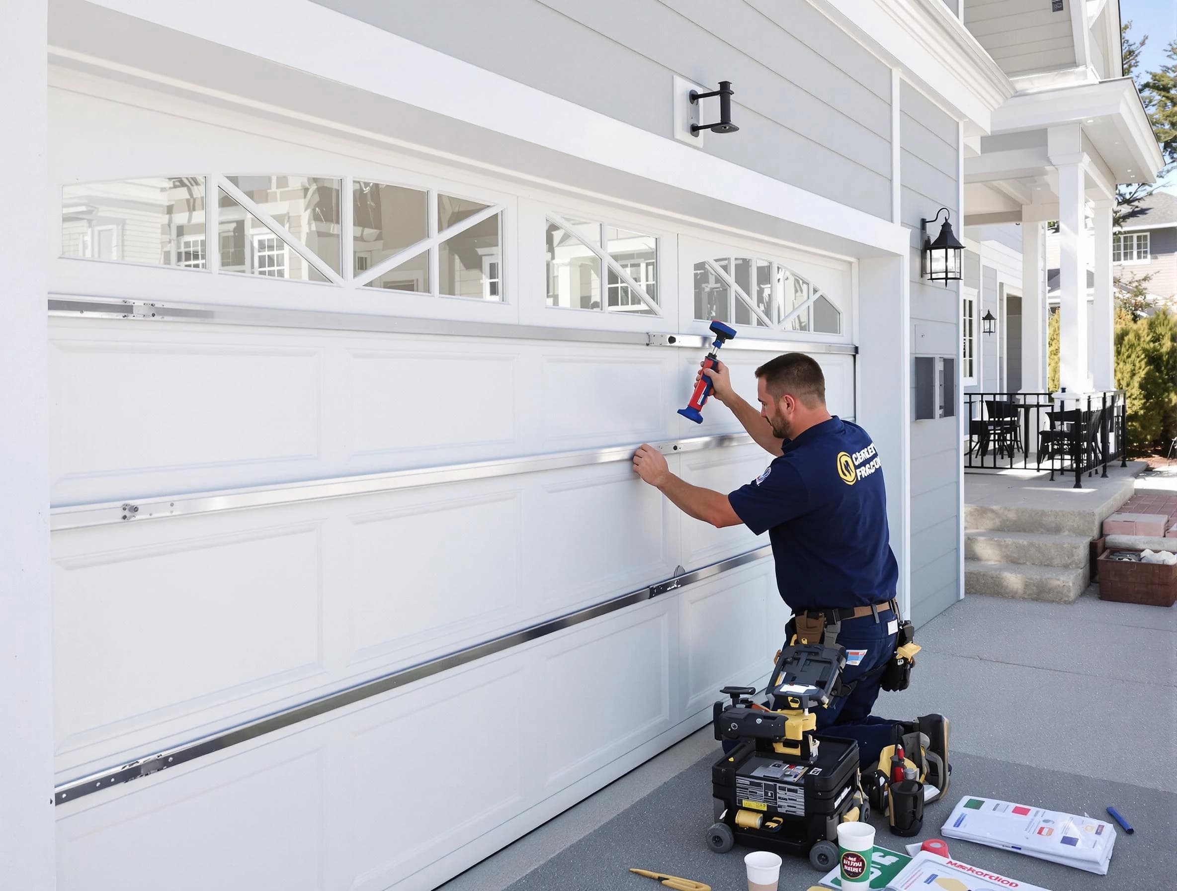 Professional garage door installation by Mapleton Garage Door Repair in Mapleton