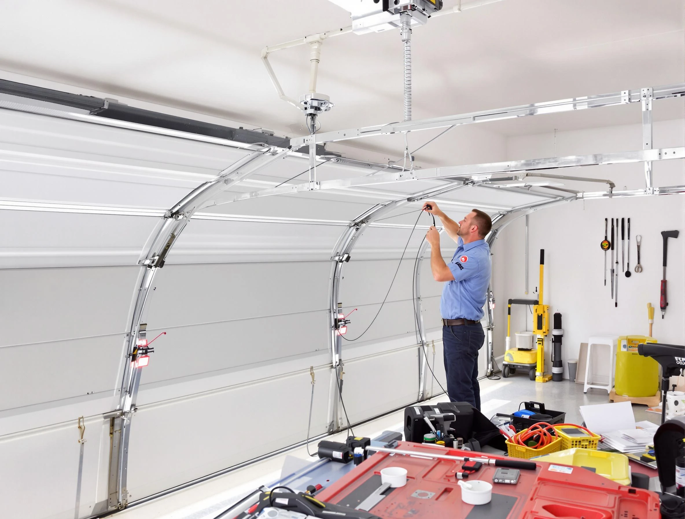 Garage door cable repair service by Mapleton Garage Door Repair in Mapleton