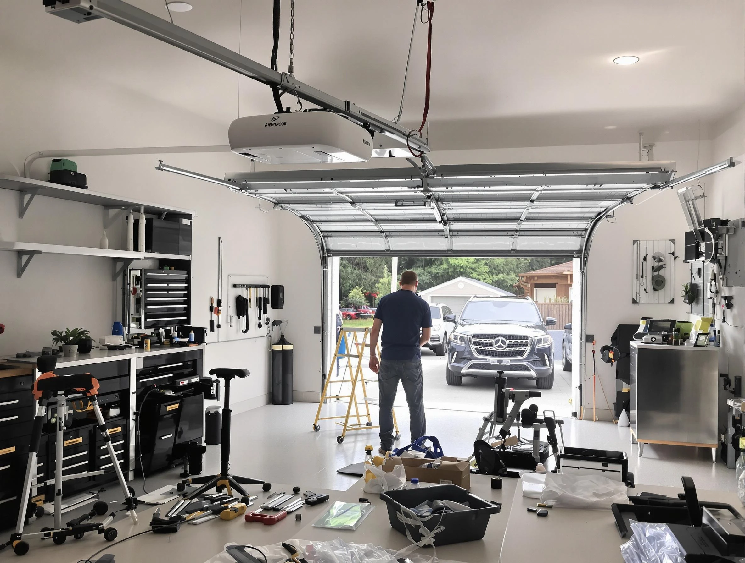 Garage door opener installation by Mapleton Garage Door Repair in Mapleton