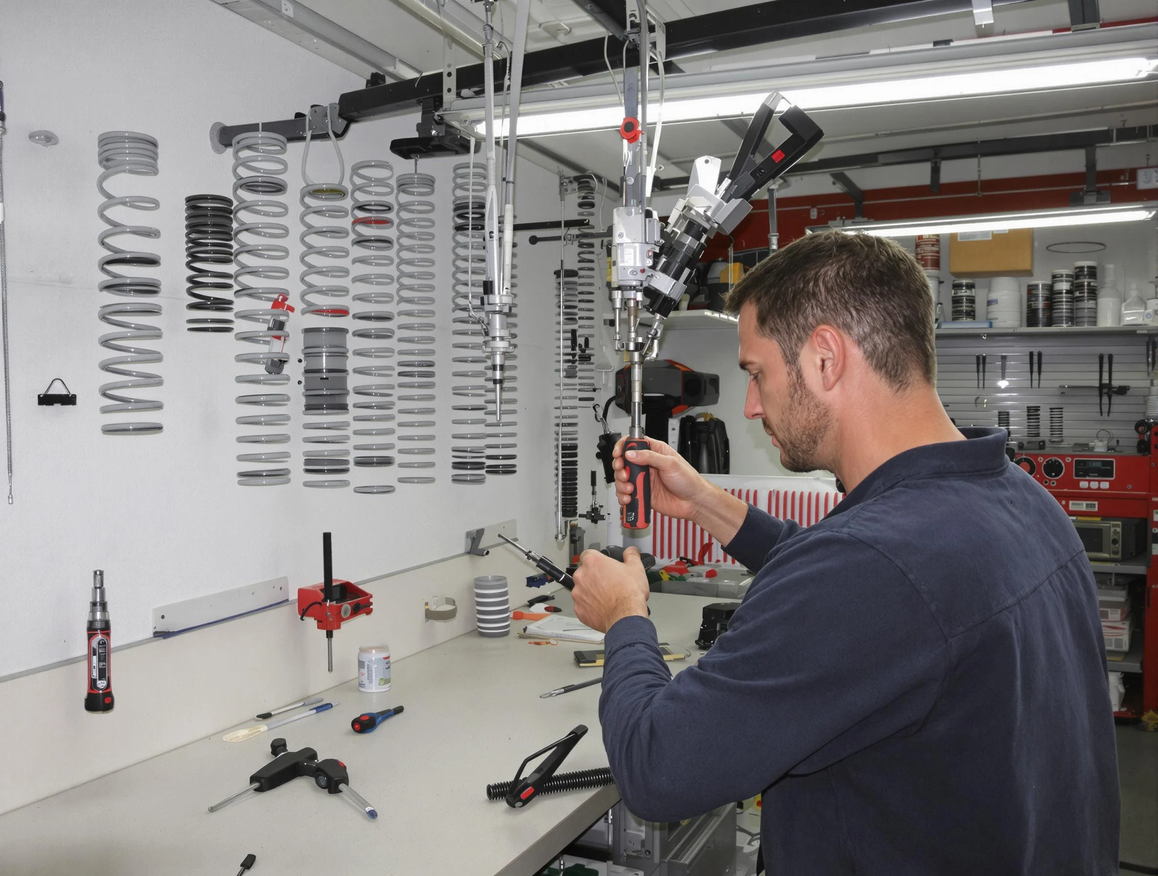 Mapleton Garage Door Repair safety certified technician performing precision spring replacement in Mapleton